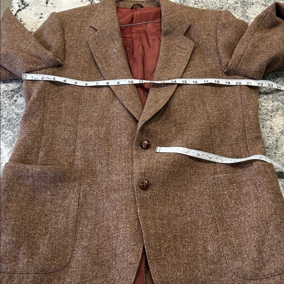 Classic Brown Blazer unisex blazer - Picture 7 of 14